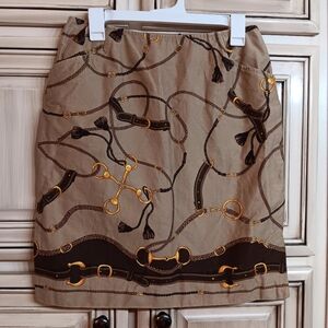 Talbots Equestrian Tan Skirt‎ - Size 10 Petite
